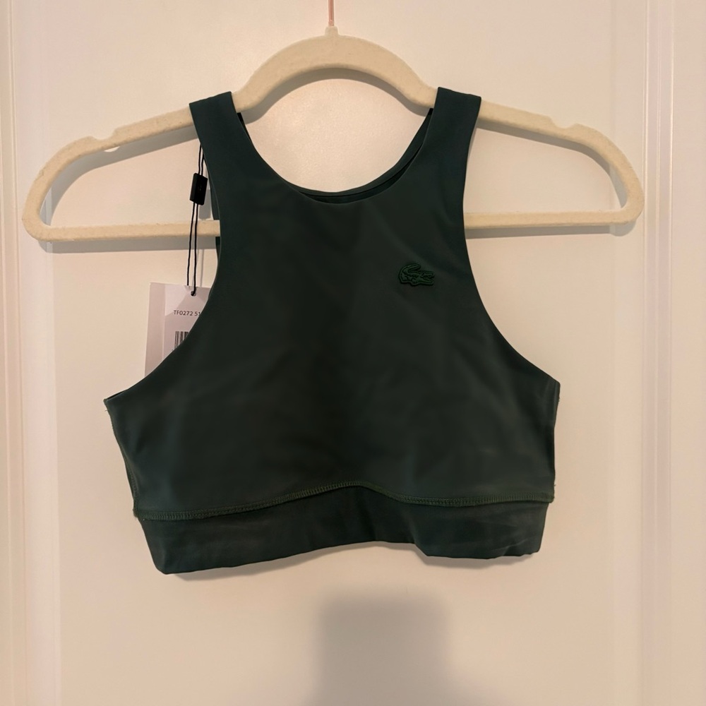 Lacoste Dark Green Sports Bra